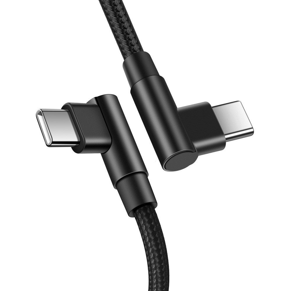 Double-ended Type-c Nylon Braided PD Fast Charging Data Cable