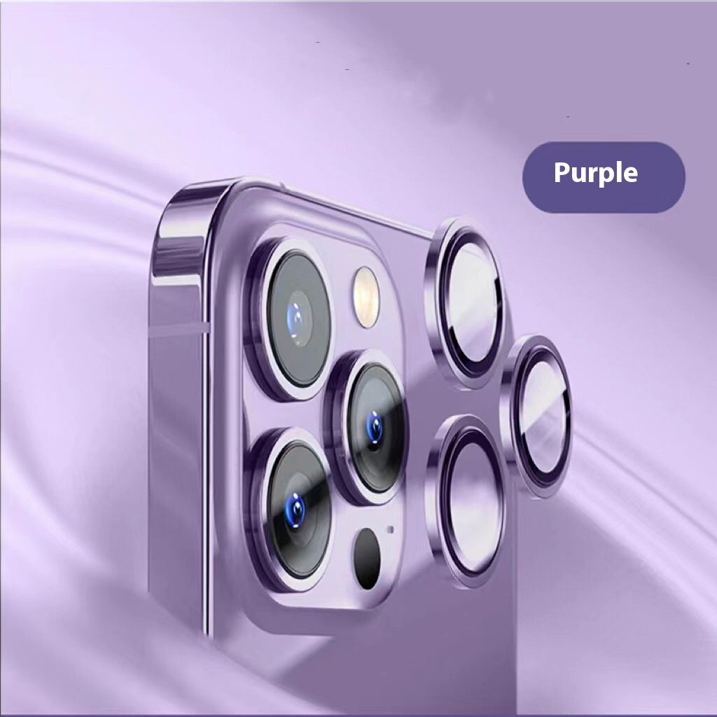 Mobile Phone Tempered Glass Rhinestone Lens Protector