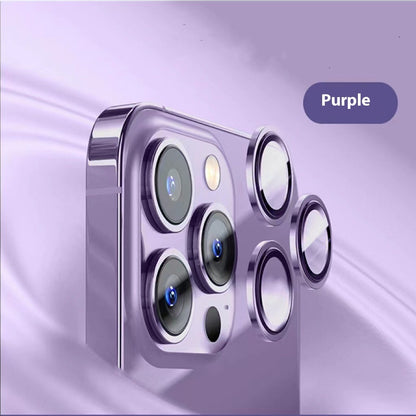 Mobile Phone Tempered Glass Rhinestone Lens Protector