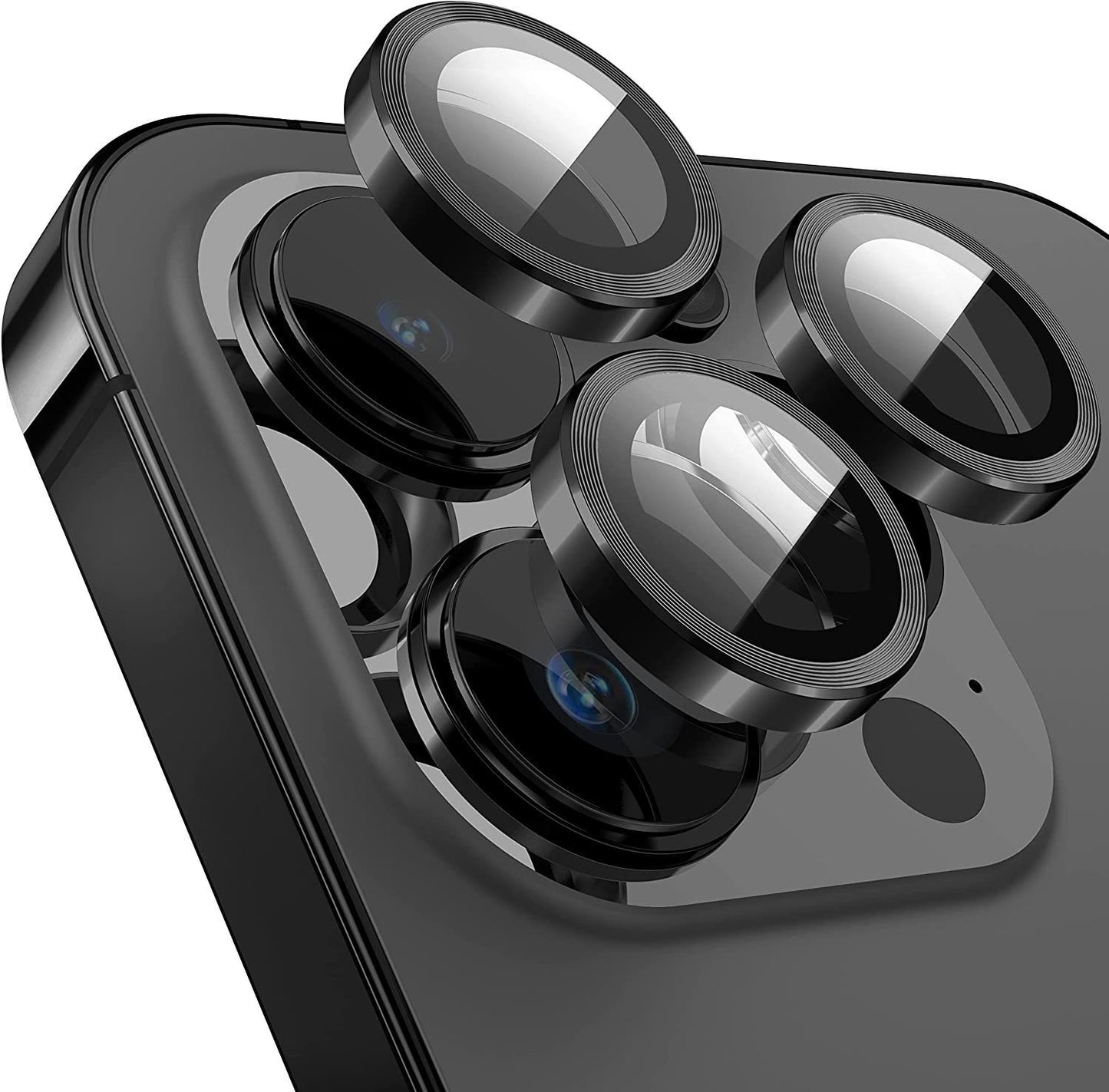 Mobile Phone Tempered Glass Rhinestone Lens Protector