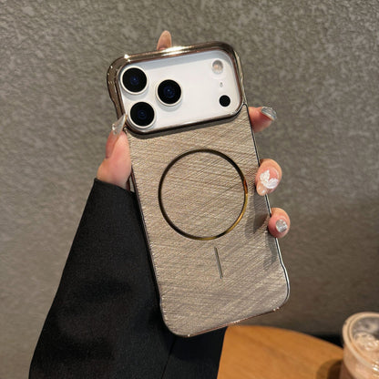 New Electroplating Frameless Magnetic Phone Case